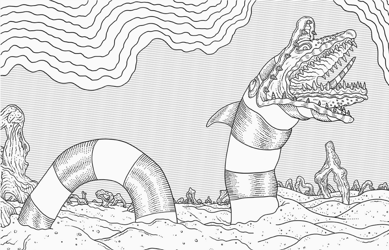 Beetlejuice El Libro Oficial para Colorear