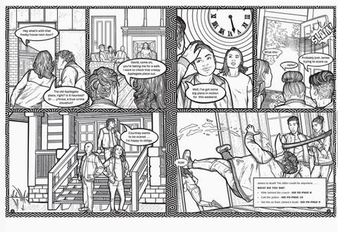Sobrevive a la noche: una aventura de colorear asesina