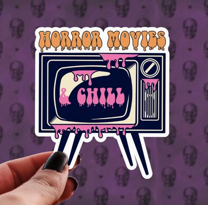 Pretty Toxic Horror Movies and Chill Sticker