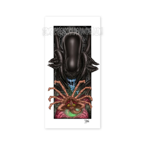 Grabado alienígena de Bryan Pedersen