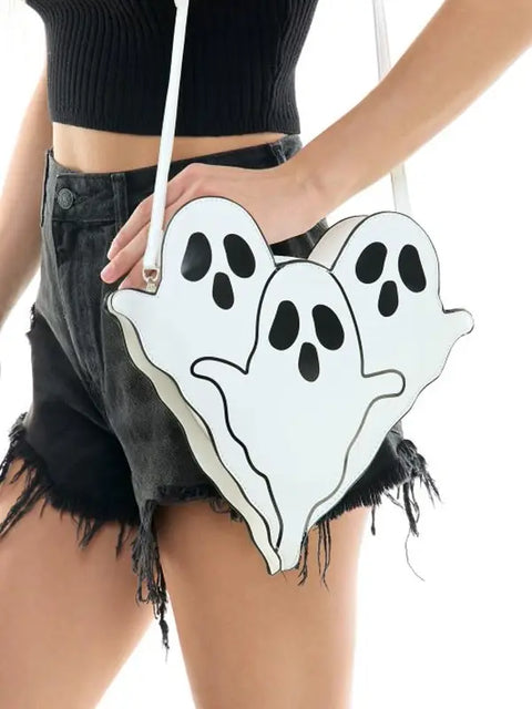 White Ghost Trio Crossbody Bag