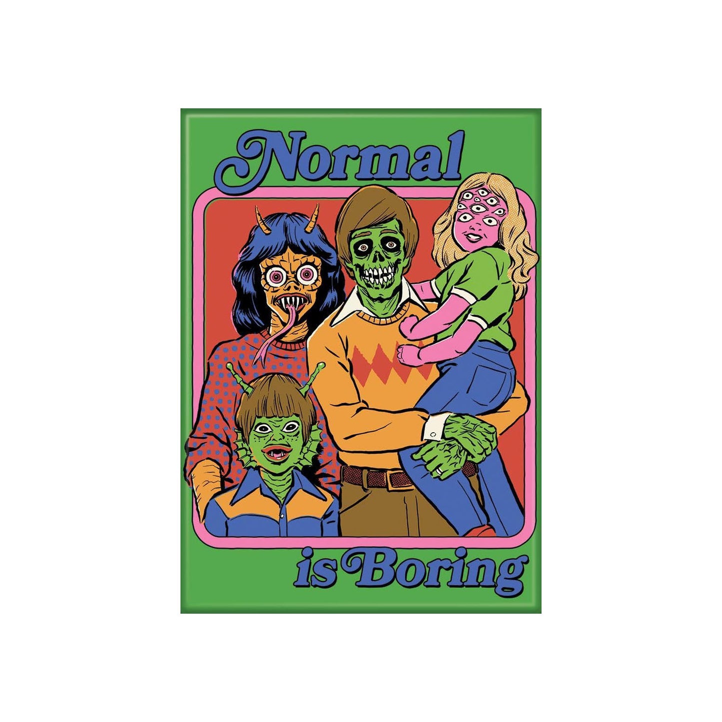 Imán de Steven Rhodes Normal es aburrido
