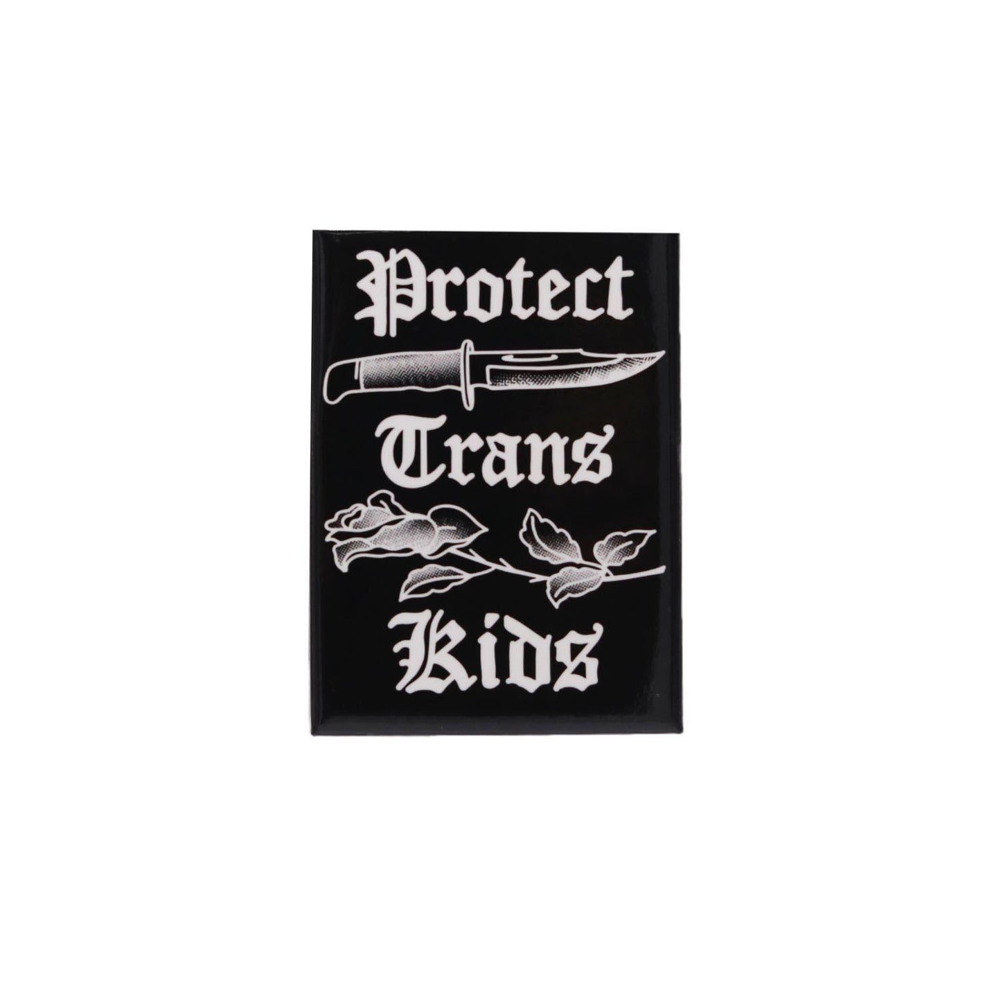 Transfigure Print Co. Protect Trans Kids Magnet