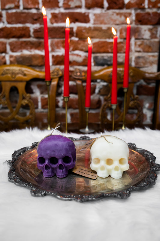 Susan Schomigs Creations Red Conjoined Twins Molded Candle